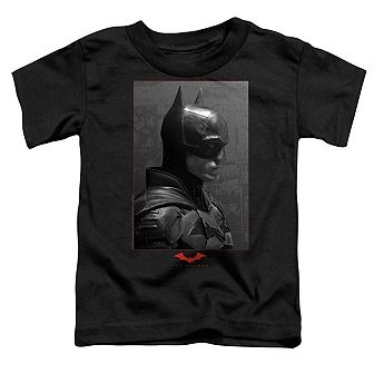 The Batman (2022) Worn Portrait Short Sleeve Toddler T-Shirt