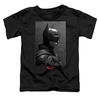 The Batman (2022) Worn Portrait Short Sleeve Toddler T-Shirt