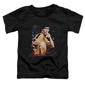 Bruce Lee Yellow Jumpsuit Short Sleeve Toddler Tee