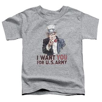 U.S. ARMY I Want You Short Sleeve Toddler Tee