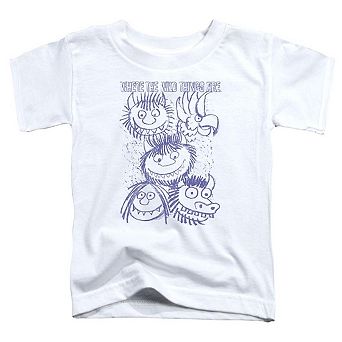 Where The Wild Things Are Wild Sketch Short Sleeve Toddler T-Shirt