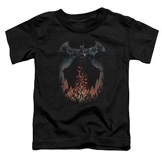 Batman Smoke & Fire Short Sleeve Toddler T-Shirt
