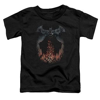 Batman Smoke & Fire Short Sleeve Toddler T-Shirt