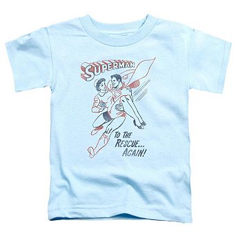 Superman To The Rescue Short Sleeve Toddler T-Shirt