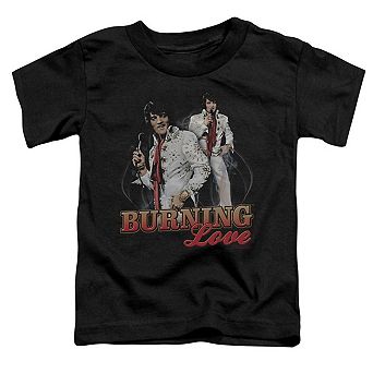 Elvis Presley Burning Love Short Sleeve Toddler Tee