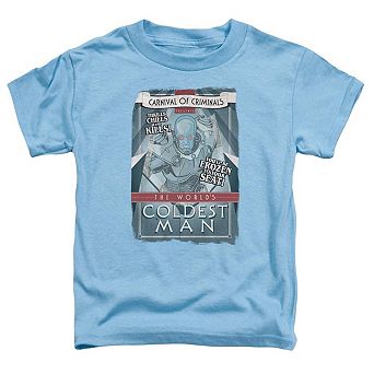 Batman Coldest Man Short Sleeve Toddler T-Shirt
