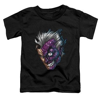 Batman Just Face Short Sleeve Toddler T-Shirt