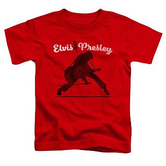 Elvis Presley Overprint Short Sleeve Toddler Tee