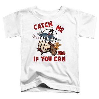 Tom And Jerry Movie Catch Me If You Can Short Sleeve Toddler T-Shirt