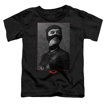 The Batman (2022) Catwoman Worn Portrait Short Sleeve Toddler T-Shirt