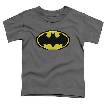 Batman Pixel Symbol Short Sleeve Toddler T-Shirt