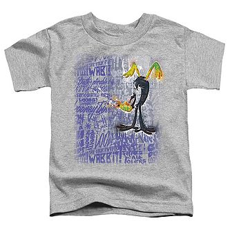 Looney Tunes Graffiti Duck Short Sleeve Toddler T-Shirt