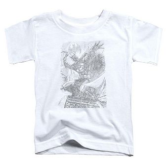 Batman Pencil Batarang Throw Short Sleeve Toddler T-Shirt