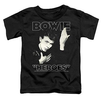 David Bowie Heroes Cover Short Sleeve Toddler Tee