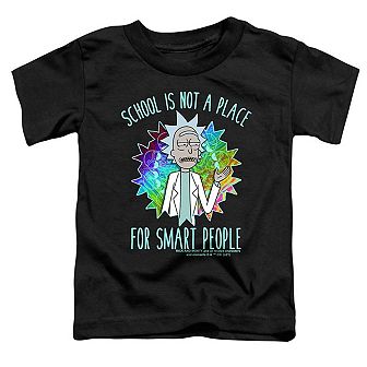 Rick And Morty School Short Sleeve Toddler T-Shirt