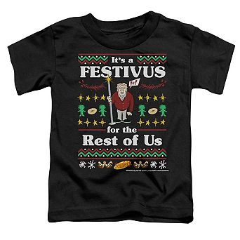 Seinfeld Festive Festivus Short Sleeve Toddler T-Shirt