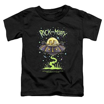 Rick And Morty Drunk Rick Ship Short Sleeve Toddler T-Shirt
