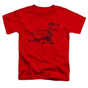 Bruce Lee Line Kick Short Sleeve Toddler Tee