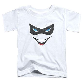 Batman Harley Face Short Sleeve Toddler T-Shirt