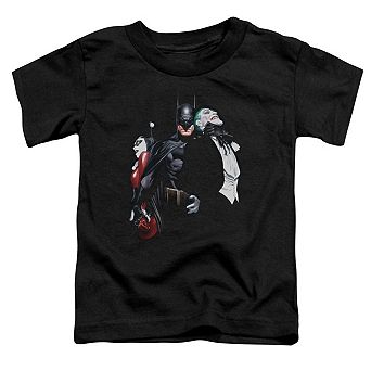 Batman Joker Harley Choke Short Sleeve Toddler T-Shirt