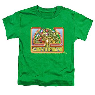 Atari Centipede Green Short Sleeve Toddler Tee