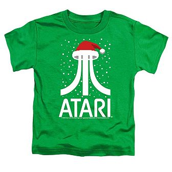 Atari Pixelong Sleeveanta Hat Short Sleeve Toddler Tee