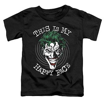 Batman Maniacal Spiral Short Sleeve Toddler T-Shirt
