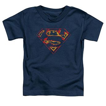 Superman Super Distressed Short Sleeve Toddler T-Shirt