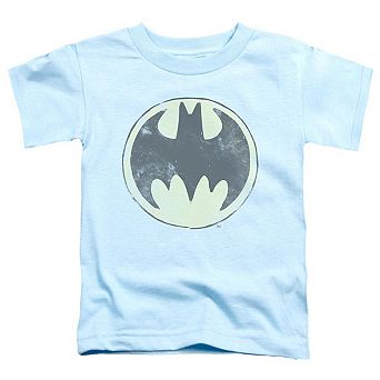 Batman Old Time Logo Short Sleeve Toddler T-Shirt