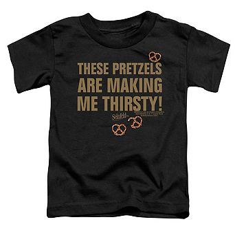 Seinfeld Pretzels Thirsty Short Sleeve Toddler T-Shirt