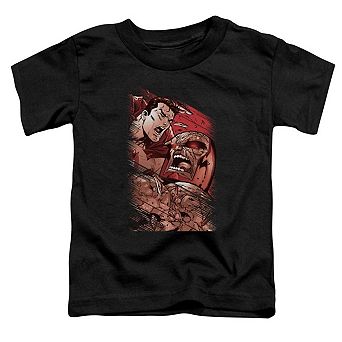 Superman Vs Darkseid Short Sleeve Toddler T-Shirt