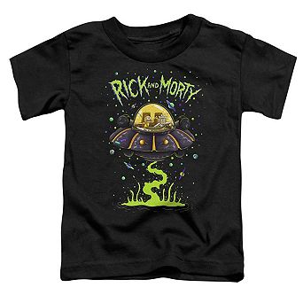 Rick And Morty Ufo Short Sleeve Toddler T-Shirt