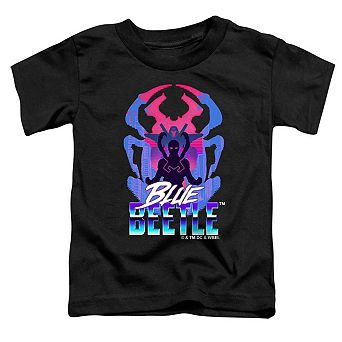 Blue Beetle Silhouette Short Sleeve Toddler T-Shirt