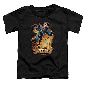 Superman Space Case Short Sleeve Toddler T-Shirt