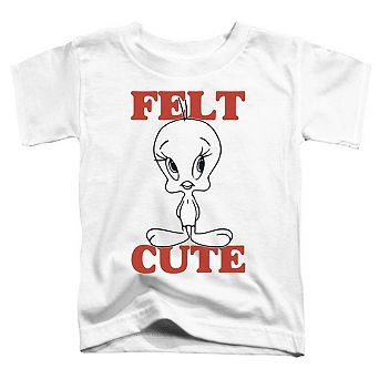 Looney Tunes Felt Cute Short Sleeve Toddler T-Shirt