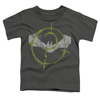 The Batman (2022) Scribbles Bat Logo Short Sleeve Toddler T-Shirt