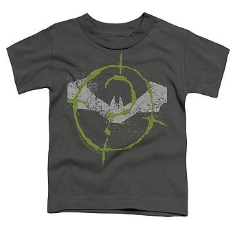 The Batman (2022) Scribbles Bat Logo Short Sleeve Toddler T-Shirt