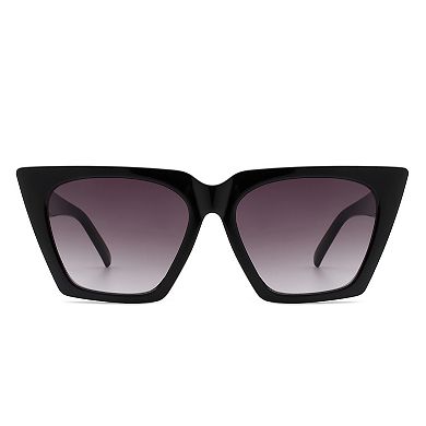 Retro Oversized Cat Eye Square Women Sunglasses