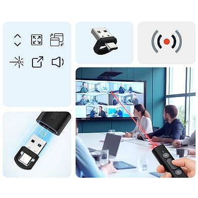 Delton LP21 Wireless Presenter Remote, Laser Pointer (DLP21)
