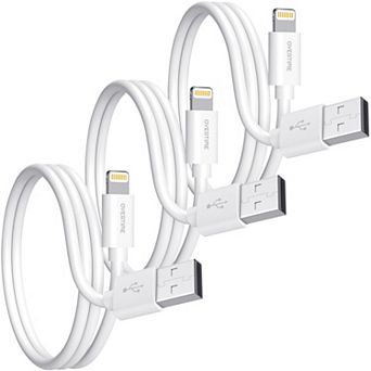 Overtime 4 FT Lightning Cable 3-Pack Chargers (CE14541A)