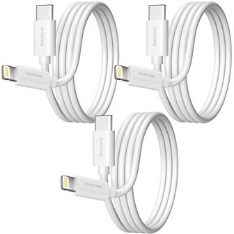 MFI Certified USB C to Lightning 6ft Cable, Fast Charging (OTDCIPUSBTC6WHX3)