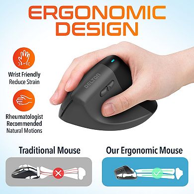 Delton S38 Wireless Ergonomic Mouse