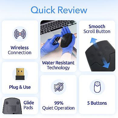 Delton S38 Wired Ergonomic Mouse