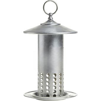 Silver Mealworm Bird Feeder - 11.25"