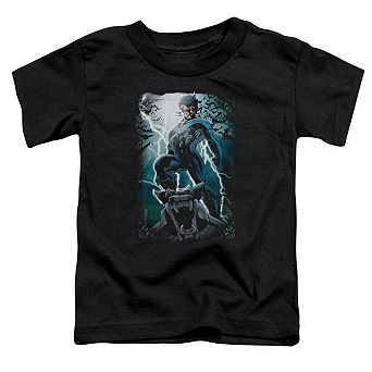 Batman Night Light Short Sleeve Toddler T-Shirt