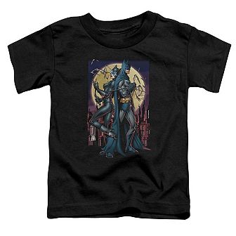 Batman Paint The Town Red Short Sleeve Toddler T-Shirt