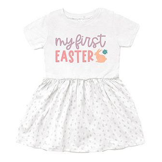 My First Easter Bunny Infant Girl Dress