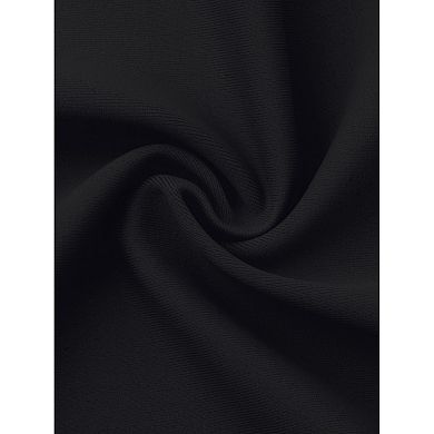 Plus Size Women's High Waisted Bikini Two Piece One Shoulder Keyhole Swimsuit Bathing Suits