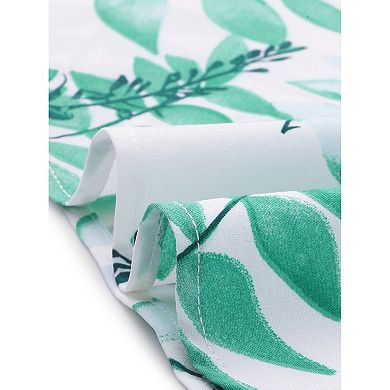 Plus Size Women's Boho Tops Floral V Neck Flutter Short Sleeve Tie Summer Blouse Tops Vacation