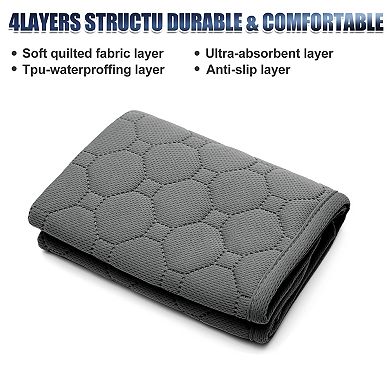 2 Pcs Dog Seat Cover Reuse Car Seat Cover for Dogs Reuse and Nonslip Pet Car Seat Cover